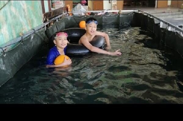 Các bước hướng dẫn làm hồ bơi tại nhà bằng bạt nhựa HDPE